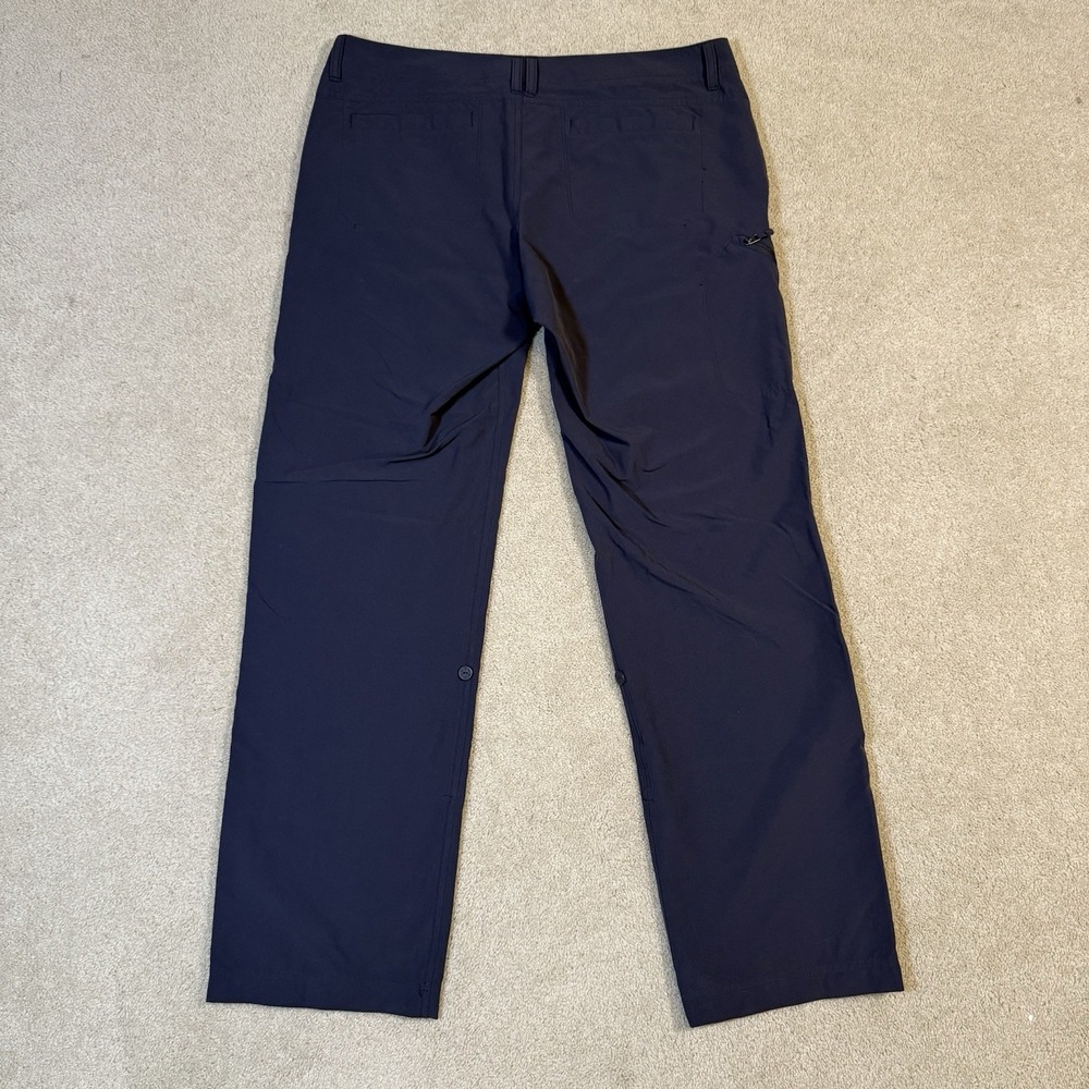 Marmot Hiking Pants Women's 12 Gray Nylon Roll Up Leg Outdoors Stretch Pockets - Picture 2 of 12